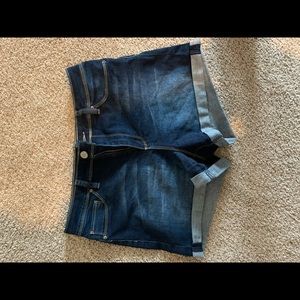 Denim Cuff Shorts